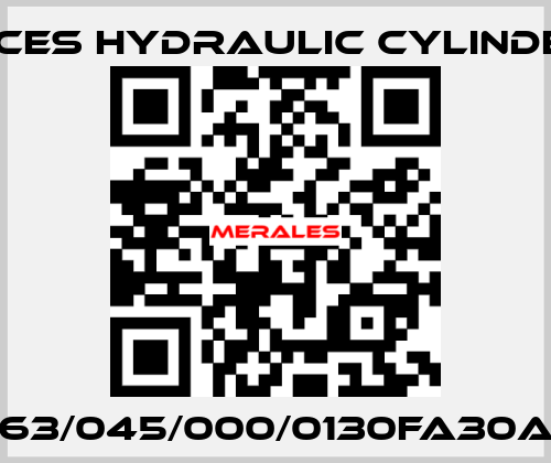 CH0063/045/000/0130FA30AIX3/S Grices Hydraulic Cylinders