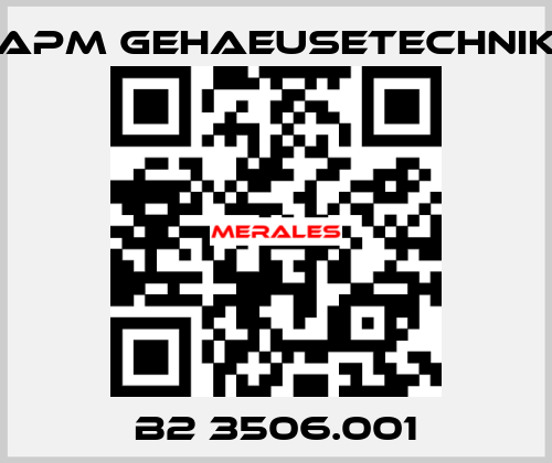 B2 3506.001 APM GEHAEUSETECHNIK
