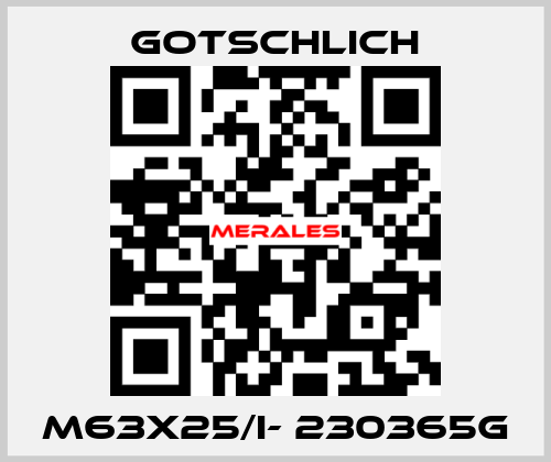 M63x25/I- 230365g Gotschlich