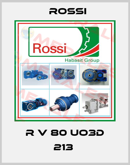 R V 80 UO3D 213  Rossi