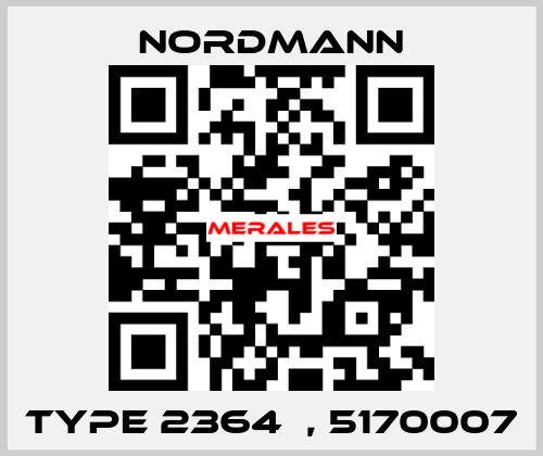 Type 2364А, 5170007 Nordmann