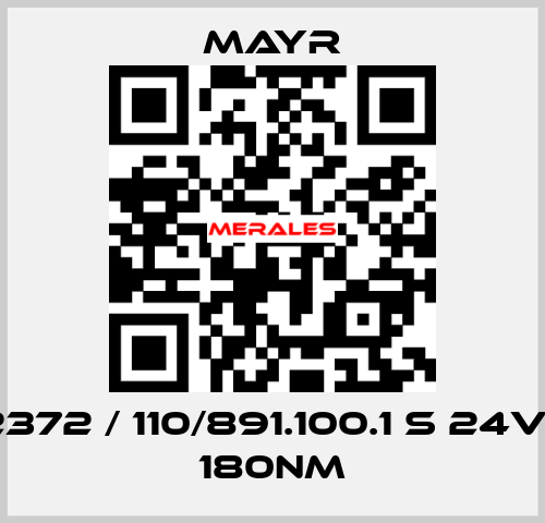 0922372 / 110/891.100.1 s 24v 85w 180Nm Mayr