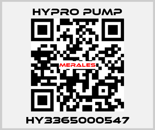 HY3365000547 Hypro Pump
