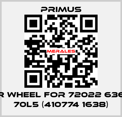 gear wheel for 72022 636,23:1 70L5 (410774 1638) Primus