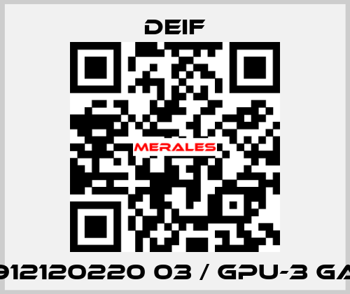 2912120220 03 / GPU-3 Gas Deif