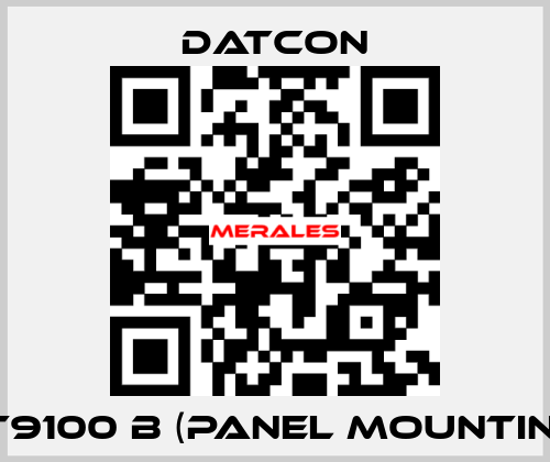 DT9100 B (panel mounting) Datcon
