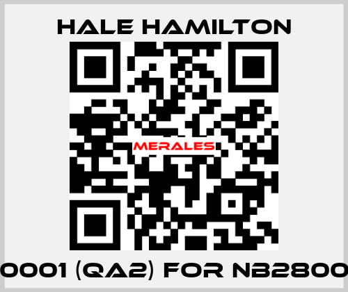 HH0001 (QA2) for NB28001-3 HALE HAMILTON