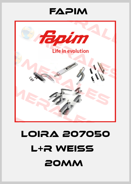 Loira 207050 L+R weiss   20mm  Fapim