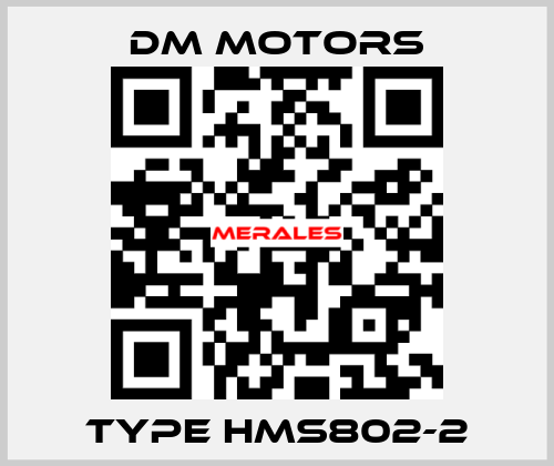 Type HMS802-2 DM Motors