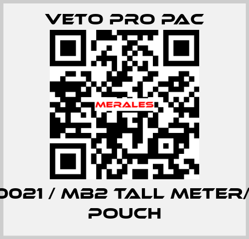 VPP10021 / MB2 Tall Meter/Tool Pouch Veto Pro Pac