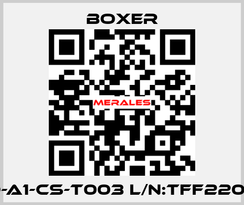 6639-A1-CS-T003 L/N:TFF2202578 Boxer