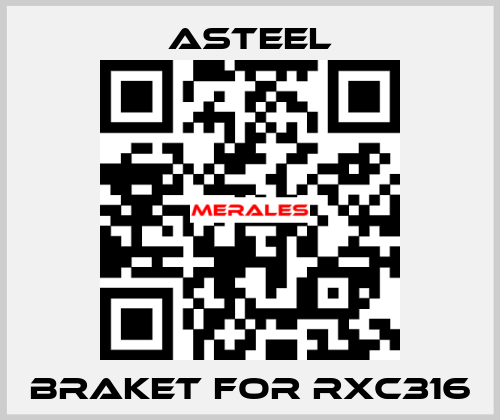 BRAKET FOR RXC316 ASTEEL