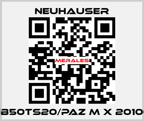NB50TS20/PAZ M x 20100 Neuhauser