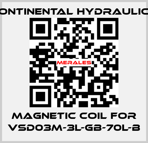 magnetic coil for VSD03M-3L-GB-70L-B Continental Hydraulics