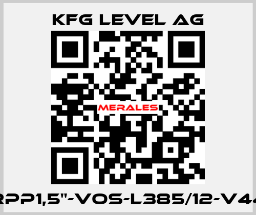 ARPP1,5"-VOS-L385/12-V44A KFG Level AG