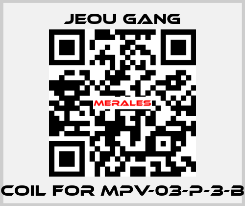 coil for MPV-03-P-3-B Jeou Gang
