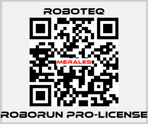 RoboRun Pro-License Roboteq