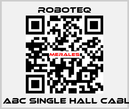 2x ABC Single Hall Cables Roboteq