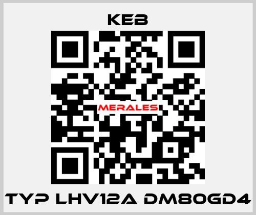 Typ LHV12A DM80GD4 KEB