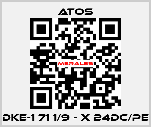 DKE-1 71 1/9 - X 24DC/PE Atos