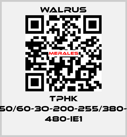 TPHK 4T5-3/TPHK4T5-3-50/60-3O-200-255/380-440-200-255/380- 480-IE1 Walrus