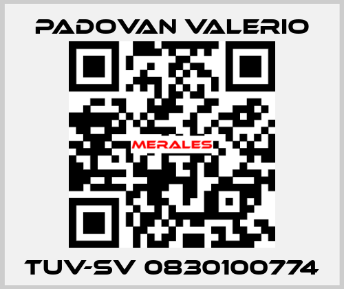 TUV-SV 0830100774 PADOVAN VALERIO