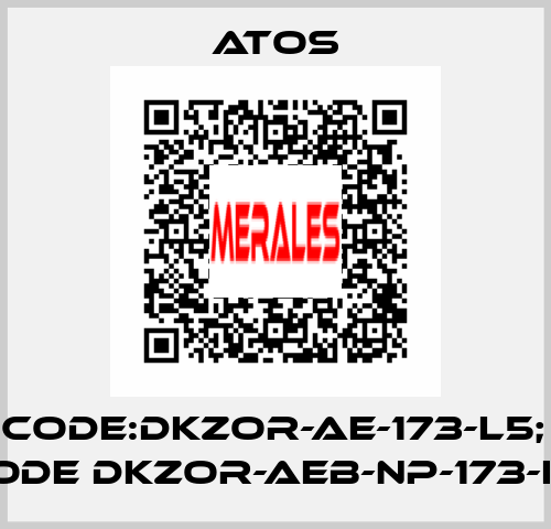old code:DKZOR-AE-173-L5; new code DKZOR-AEB-NP-173-L5 Atos