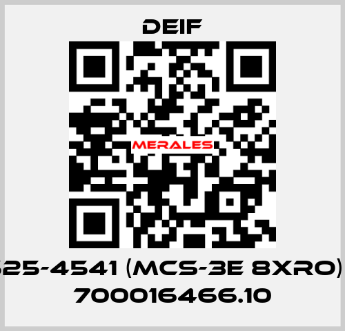 525-4541 (MCS-3E 8xRO) / 700016466.10 Deif