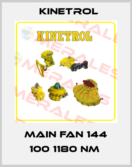 Main fan 144 100 1180 Nm  Kinetrol
