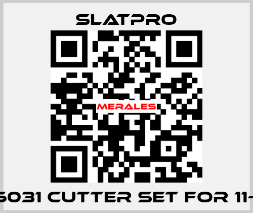 66031 Cutter Set for 11-12 SlatPro