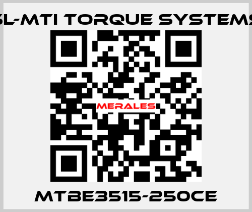 MTBE3515-250CE SL-MTI Torque Systems