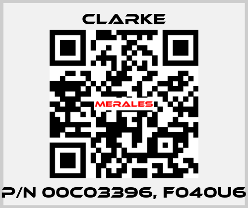 p/n 00C03396, F040U6 Clarke