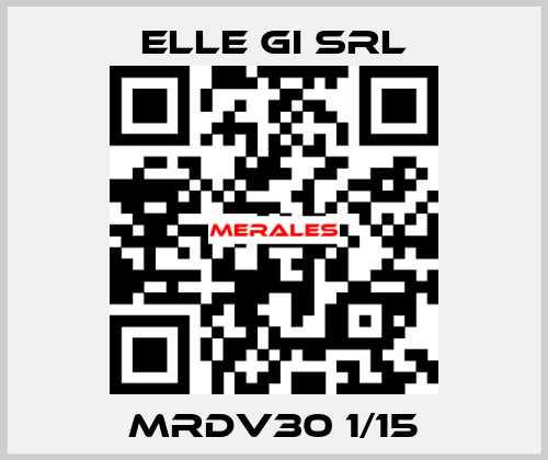 MRDV30 1/15 ELLE GI SRL