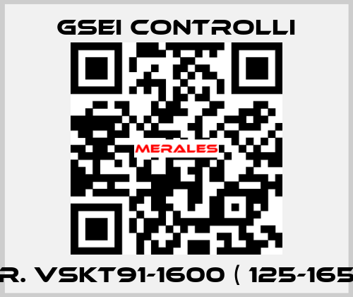 SCR. VSKT91-1600 ( 125-165A ) GSEI Controlli