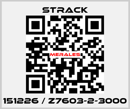 151226 / Z7603-2-3000 Strack