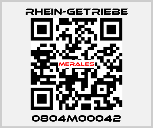 0804M00042 Rhein-Getriebe