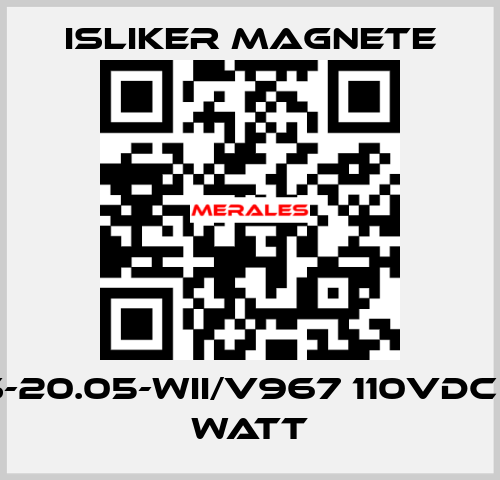 GMS-20.05-WII/V967 110vdc 300 watt ISLIKER MAGNETE