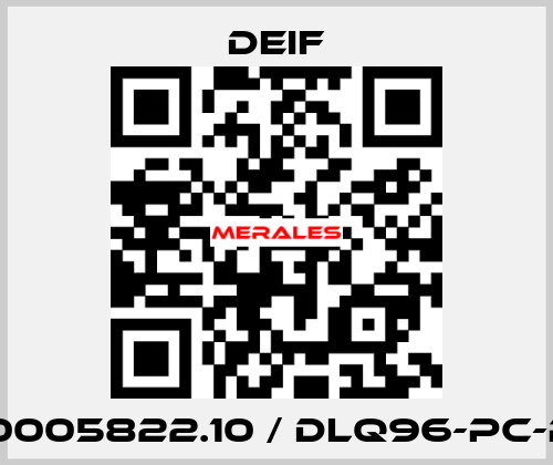 100005822.10 / DLQ96-pc-PR Deif