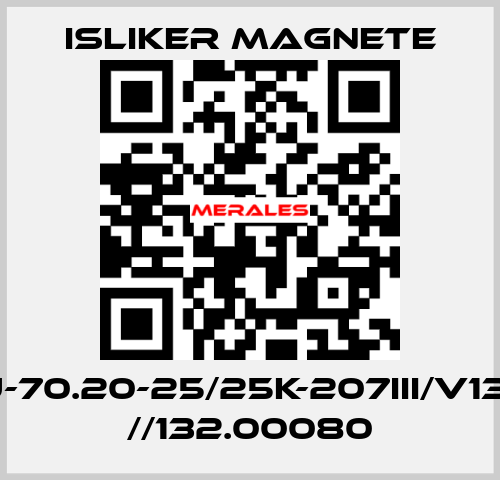 GIU-70.20-25/25K-207III/V1322 //132.00080 ISLIKER MAGNETE