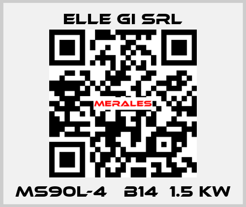 MS90L-4   B14  1.5 KW ELLE GI SRL