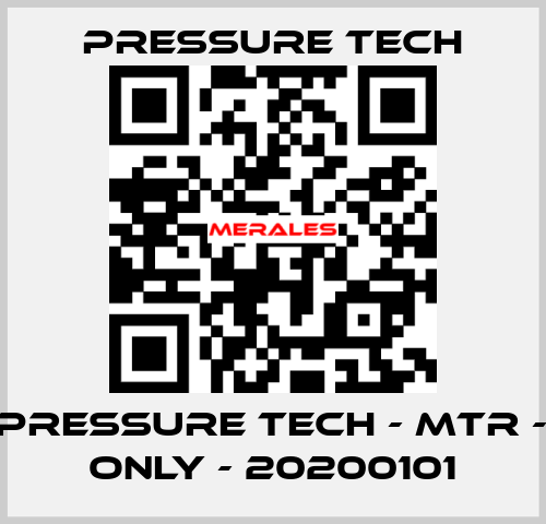 SOA - Pressure Tech - MTR - Body Only - 20200101 Pressure Tech