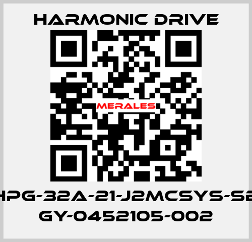 HPG-32A-21-J2MCSYS-SB GY-0452105-002 Harmonic Drive