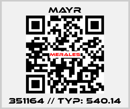 351164 // TYP: 540.14 Mayr