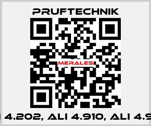 ALI 4.202, ALI 4.910, ALI 4.900 Pruftechnik