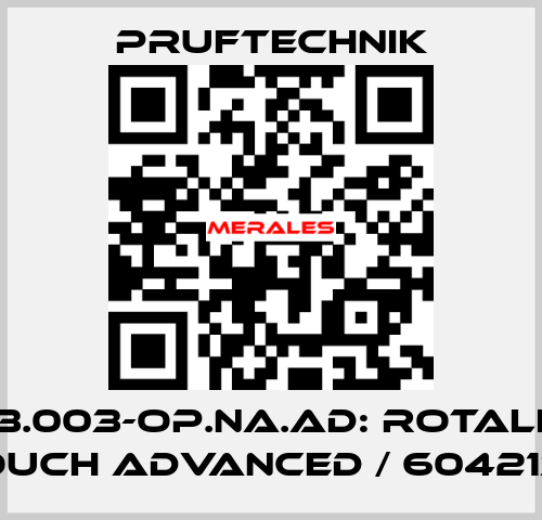 ALI 53.003-OP.NA.AD: ROTALIGN(R) touch ADVANCED / 6042135 Pruftechnik