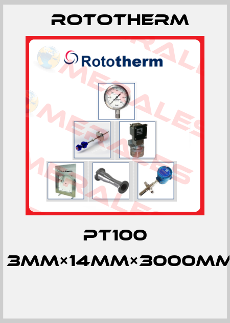 Pt100 ф3mm×14mm×3000mm  Rototherm