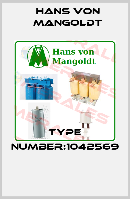 Type number:1042569  Hans von Mangoldt