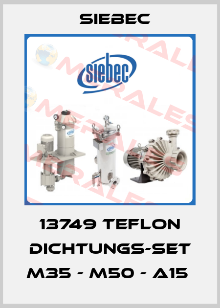 13749 Teflon Dichtungs-Set M35 - M50 - A15  Siebec