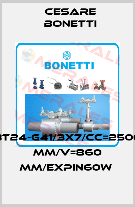 BT24-G41/3x7/CC=2500 MM/V=860 MM/EXPIN60W  Cesare Bonetti