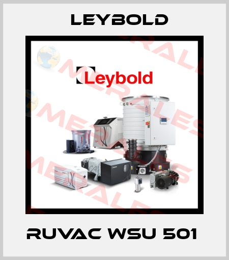 RUVAC WSU 501  Leybold